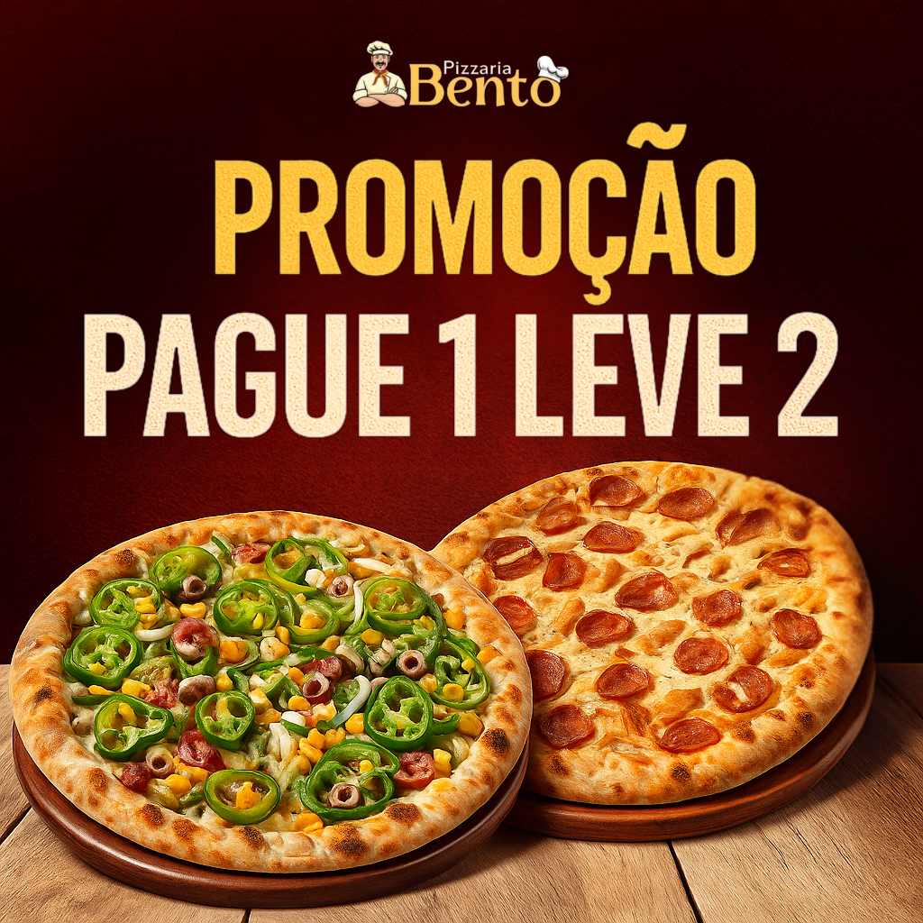2 Pizza PP + 1 Refrigerante 2 Litros
